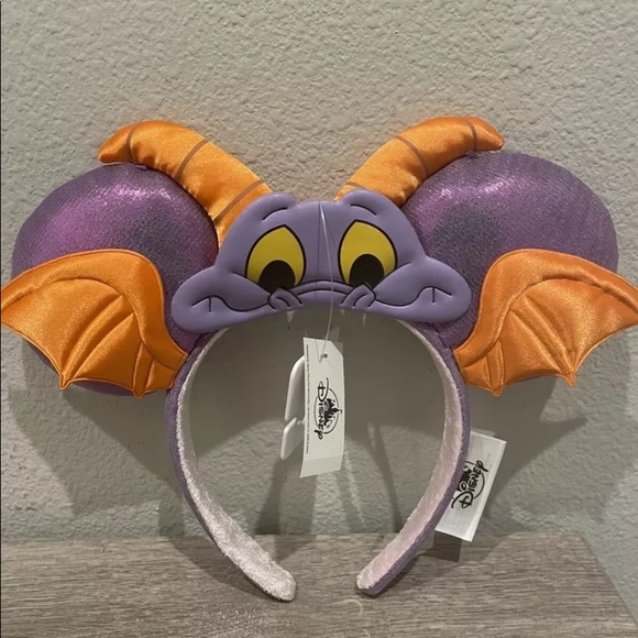 Disney Accessories - Disney Parks Epcot Center Figment Dragon Mickey Minnie Mouse Ears Headband